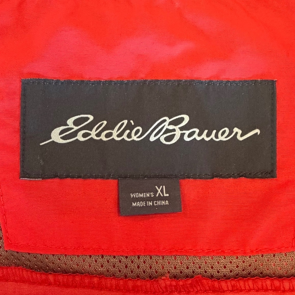 Eddie Bauer Women's Coral Windbreaker Zip Vented Nylon Jacket, Outdoor Size XL - Picture 12 of 16